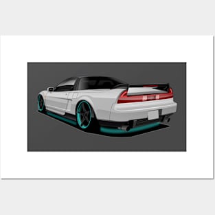 Solo NSX rear view Posters and Art